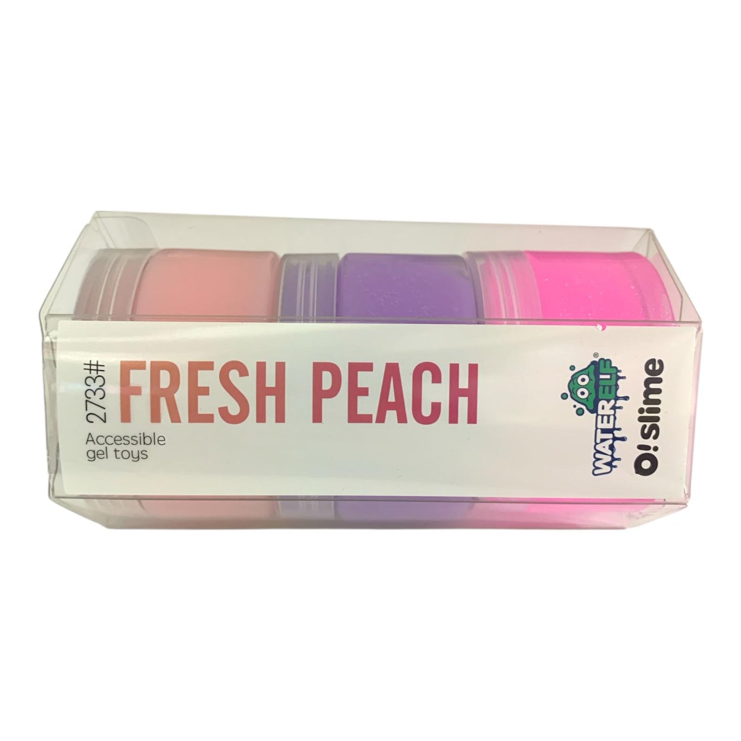 Fresh Peach Slime Set 3 Pcs || مجموعة سلايم فريش بيتش 3 قطعه