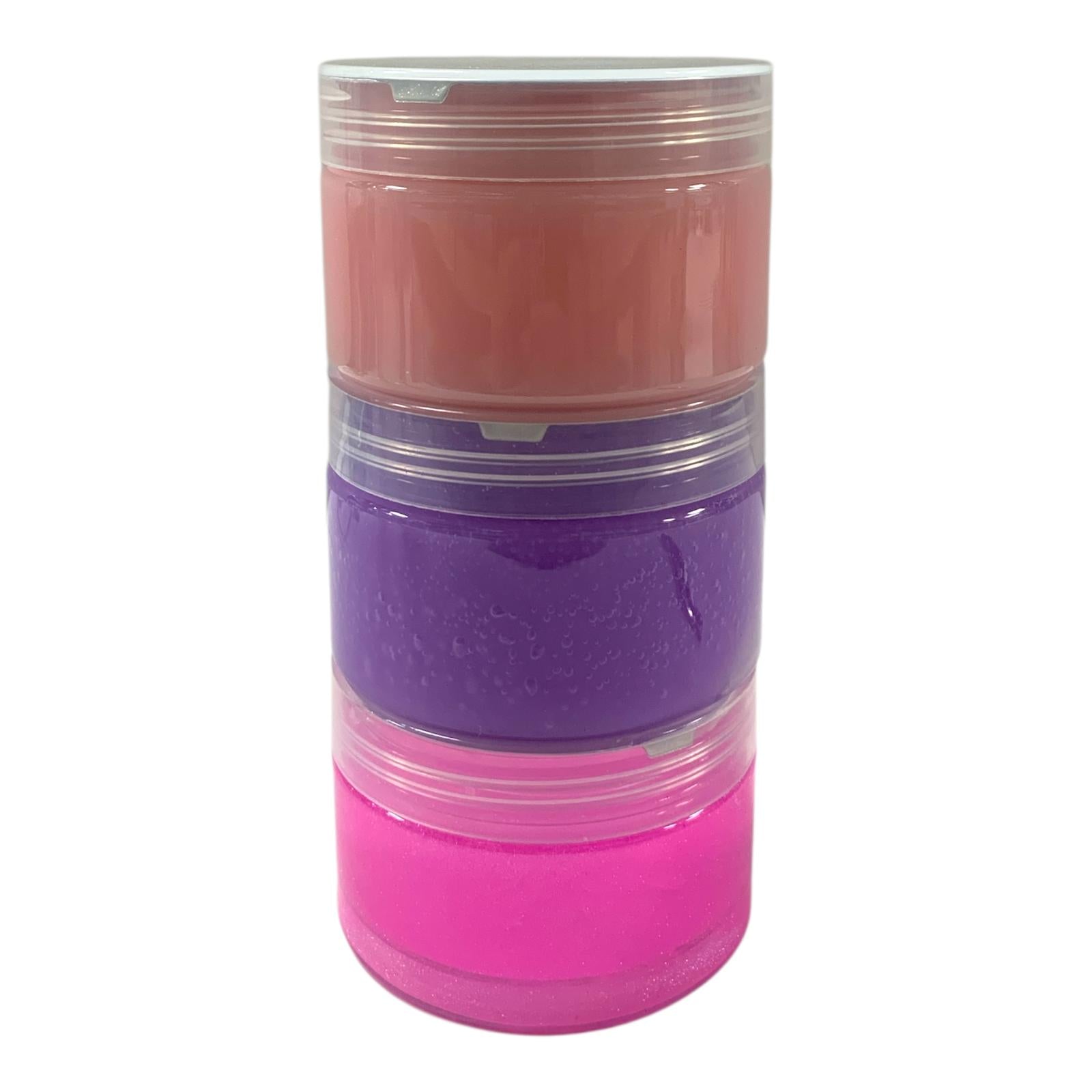 Fresh Peach Slime Set 3 Pcs || مجموعة سلايم فريش بيتش 3 قطعه