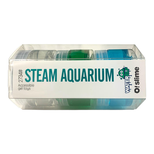 Steam Aquarium Slime Set 3 Pcs || مجموعة سلايم ستيم اكواريوم 3 قطعه