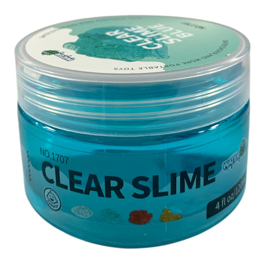 Water Elf Clear Slime 120ml Clear Slime Blue || سلايم شفاف 120 مل لون ازرق شفاف