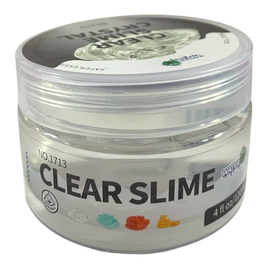 Water Elf Clear Slime 120ml Clear Slime Crystal || سلايم شفاف 120 مل لون كريستال شفاف