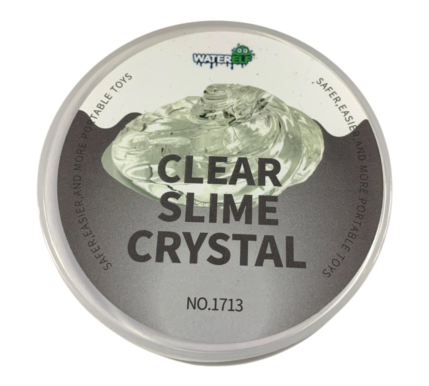 Water Elf Clear Slime 120ml Clear Slime Crystal || سلايم شفاف 120 مل لون كريستال شفاف