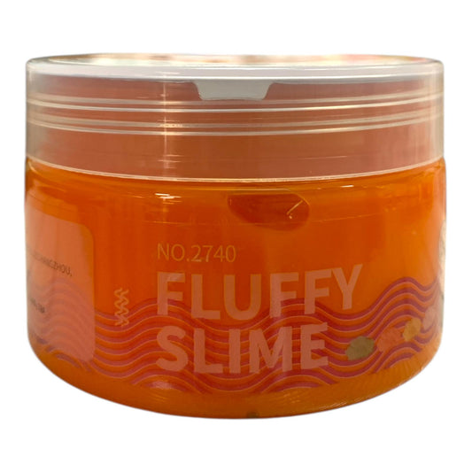 Water Elf Fluffy Slime 120ml Orange Red || سلايم 120 مل فلافي لون برتقالي احمر