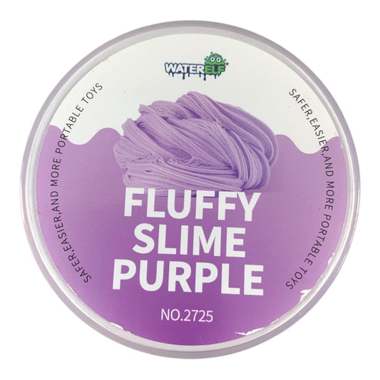 Water Elf Fluffy Slime 120ml Purple || سلايم 120 مل فلافي لون بنفسجي