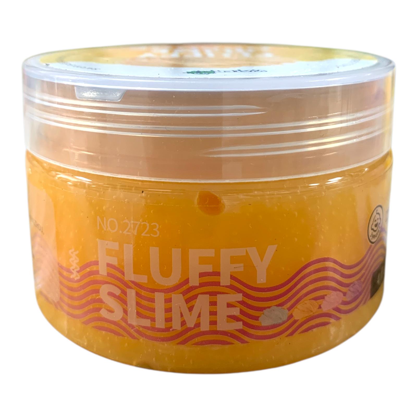 Water Elf Fluffy Slime 120ml Orange || سلايم 120 مل فلافي لون برتقالي