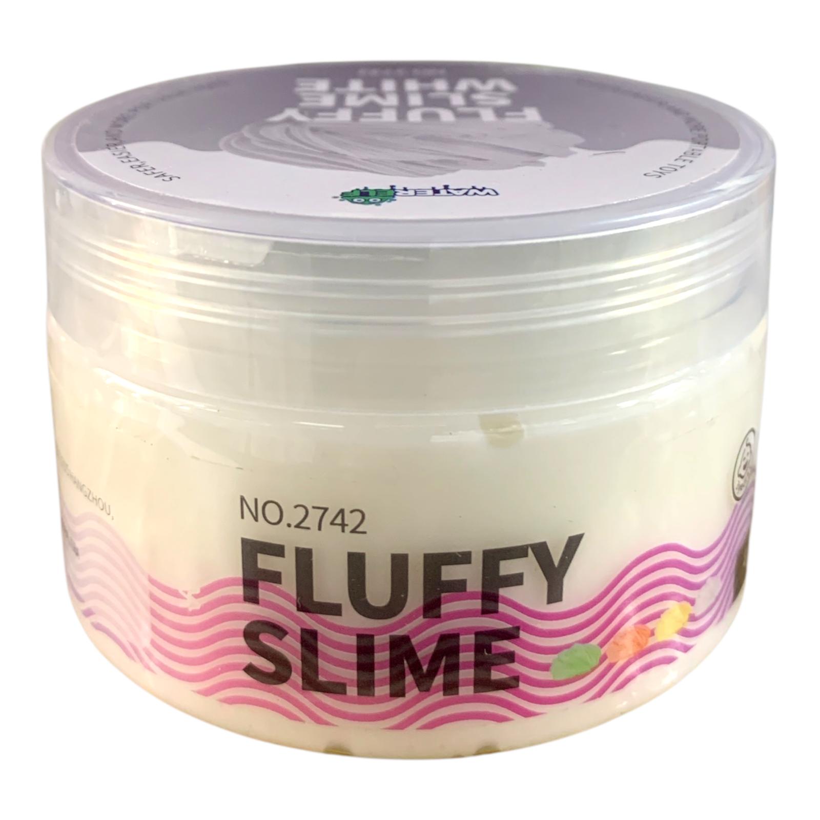 Water Elf Fluffy Slime 120ml White || سلايم 120 مل فلافي لون أبيض