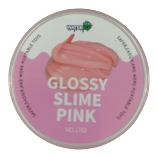 Water Elf Glossy Slime 120ml Pink || سلايم 120 مل جلوسي لون وردي