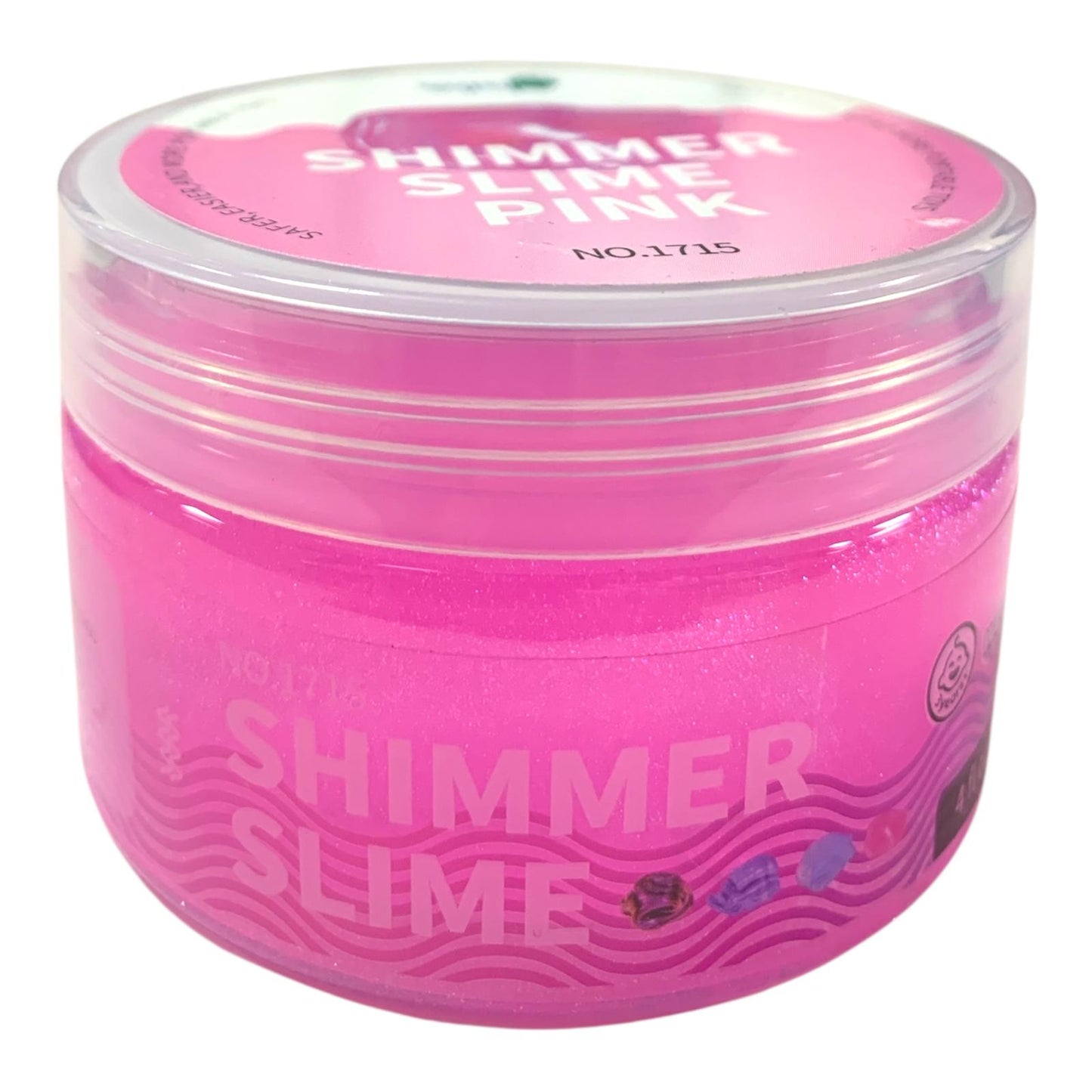 Water Elf Shimmer Slime 120ml Pink || سلايم 120 مل لامع لون وردي