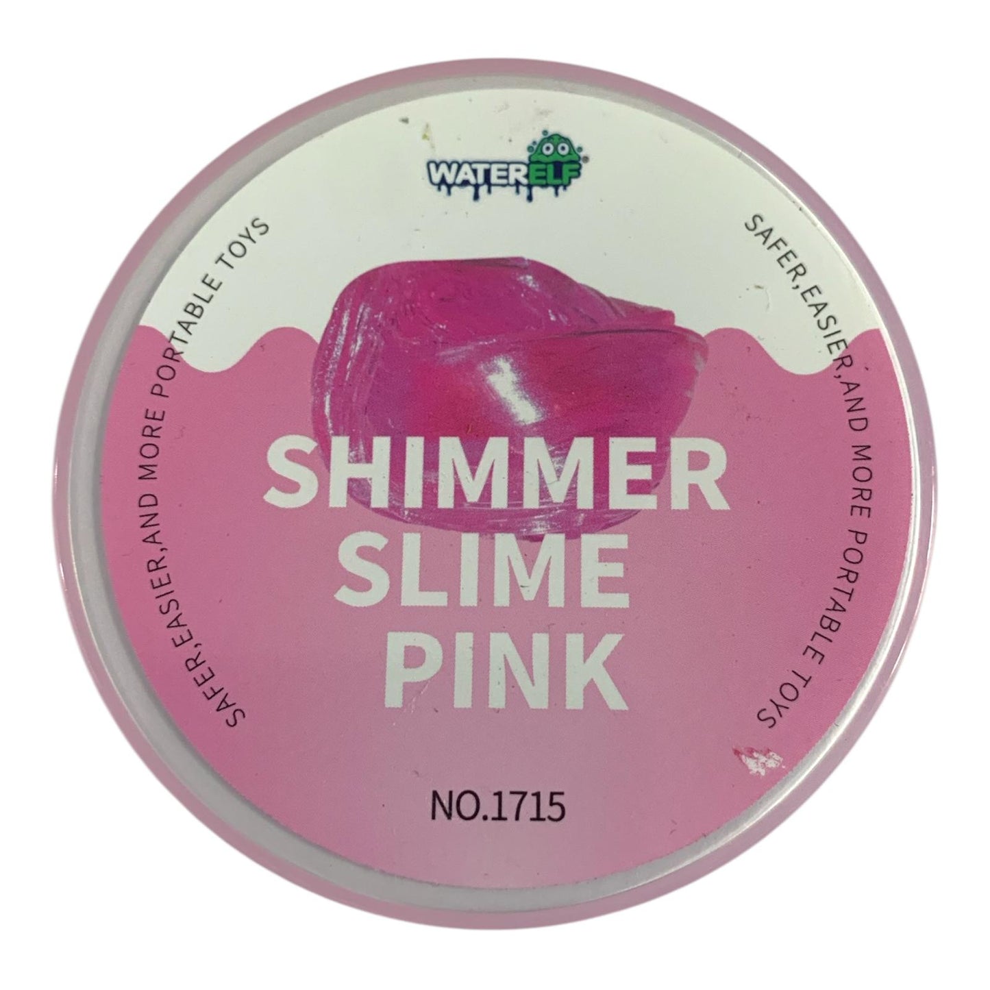 Water Elf Shimmer Slime 120ml Pink || سلايم 120 مل لامع لون وردي