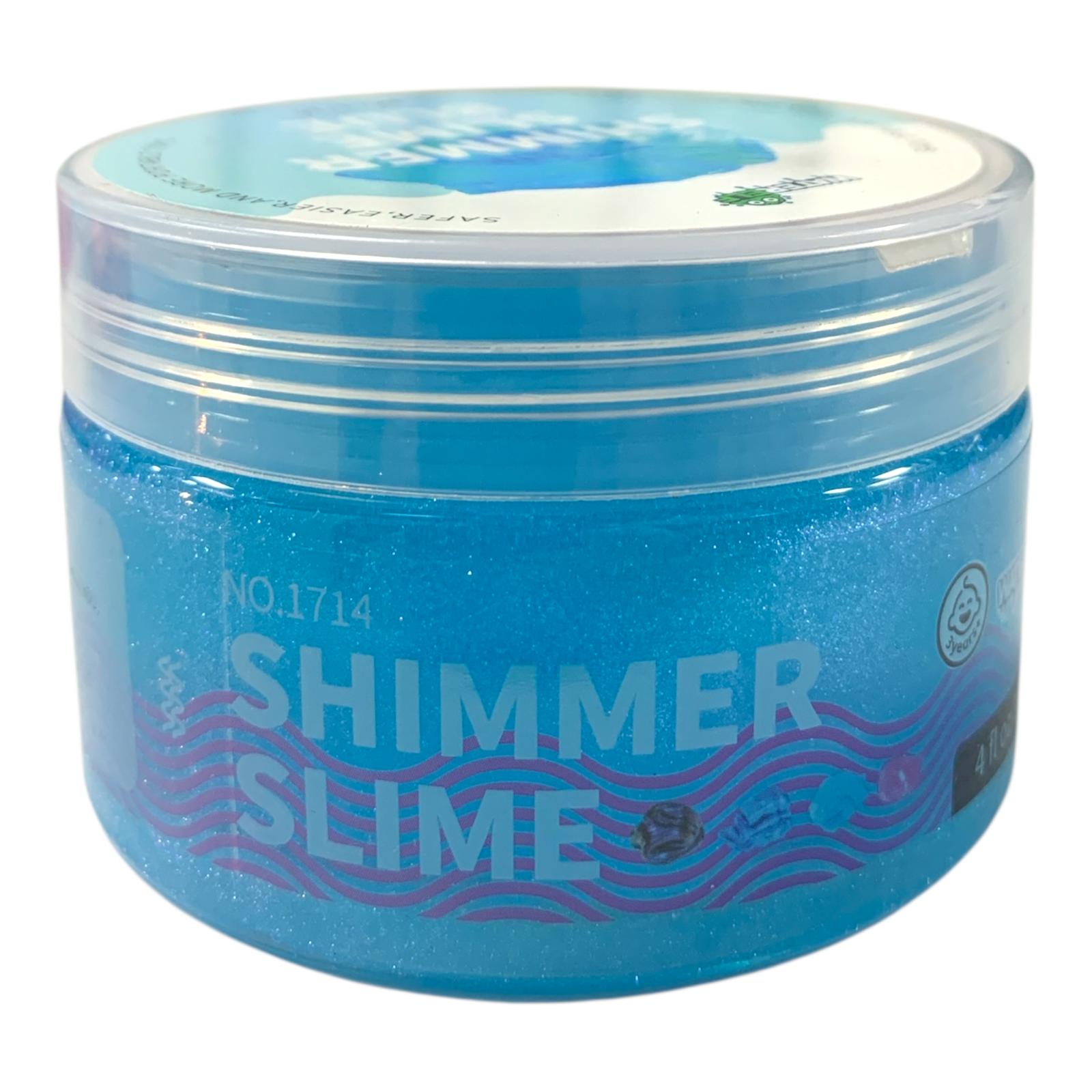 Water Elf Shimmer Slime 120ml Blue || سلايم 120 مل لامع لون أزرق