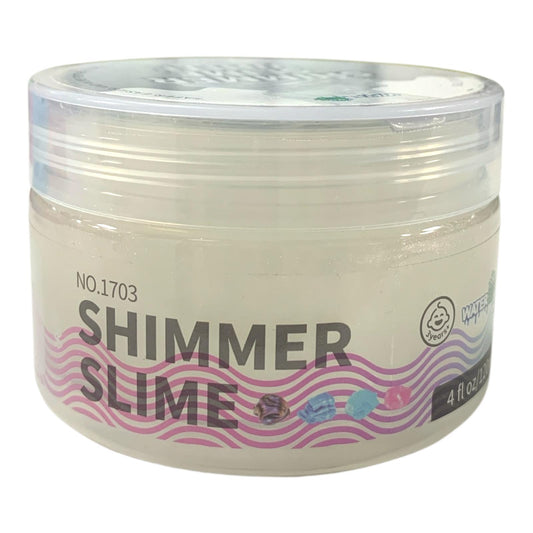 Water Elf Shimmer Slime 120ml White || سلايم 120 مل لامع لون أبيض