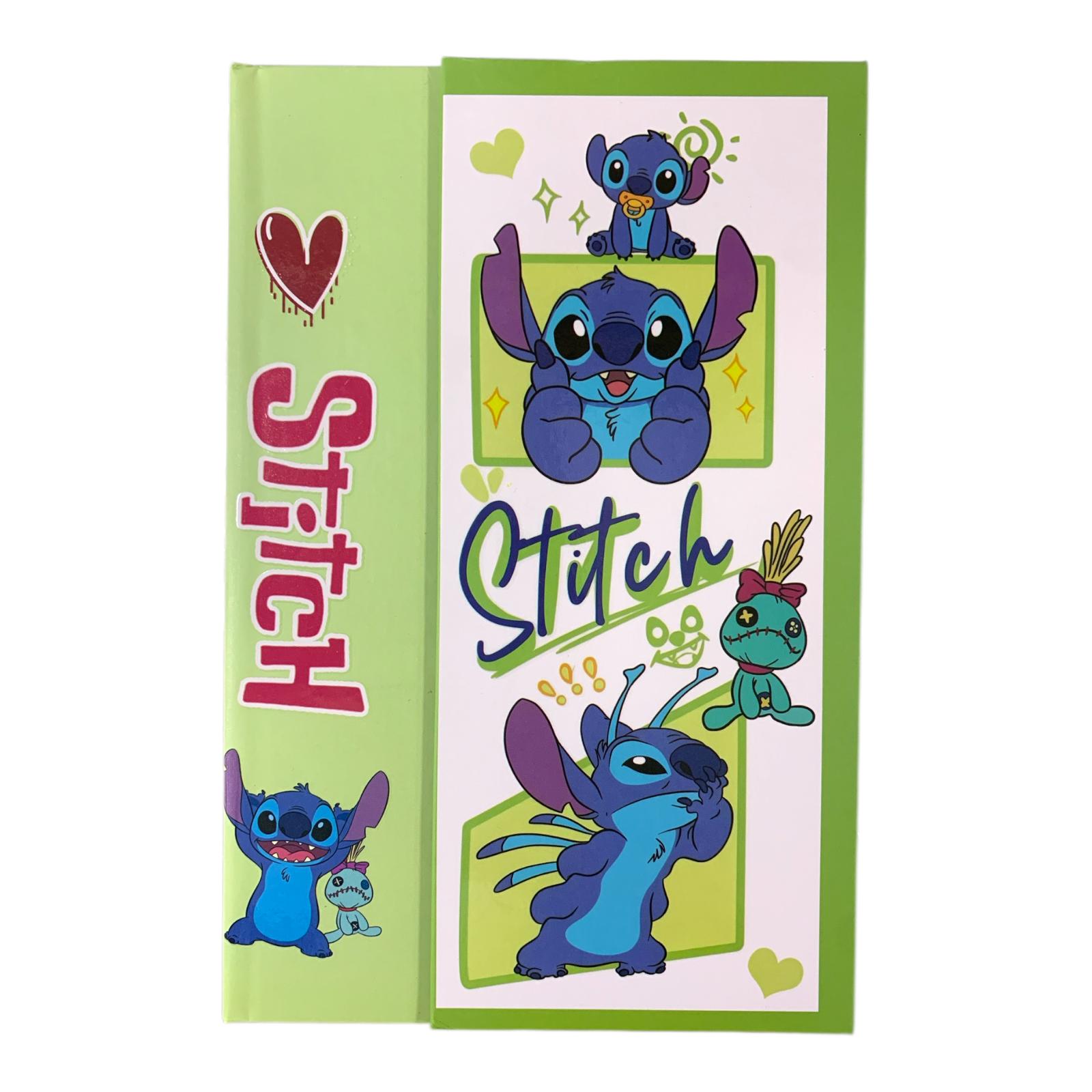 Stitch Diary Notebook Green Color || مفكرة نوت بوك ستيتش لون اخضر