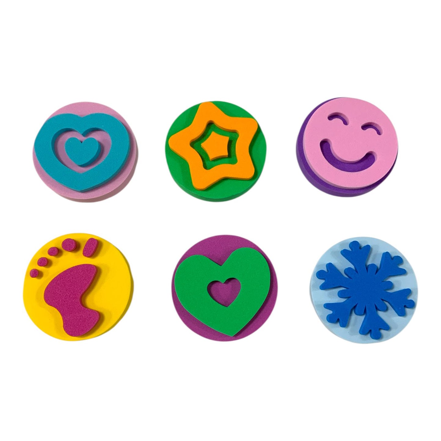 Stamper Set For Kids 6 Pcs #1 || مجموعة طباعات للاطفال 6 قطعة #1