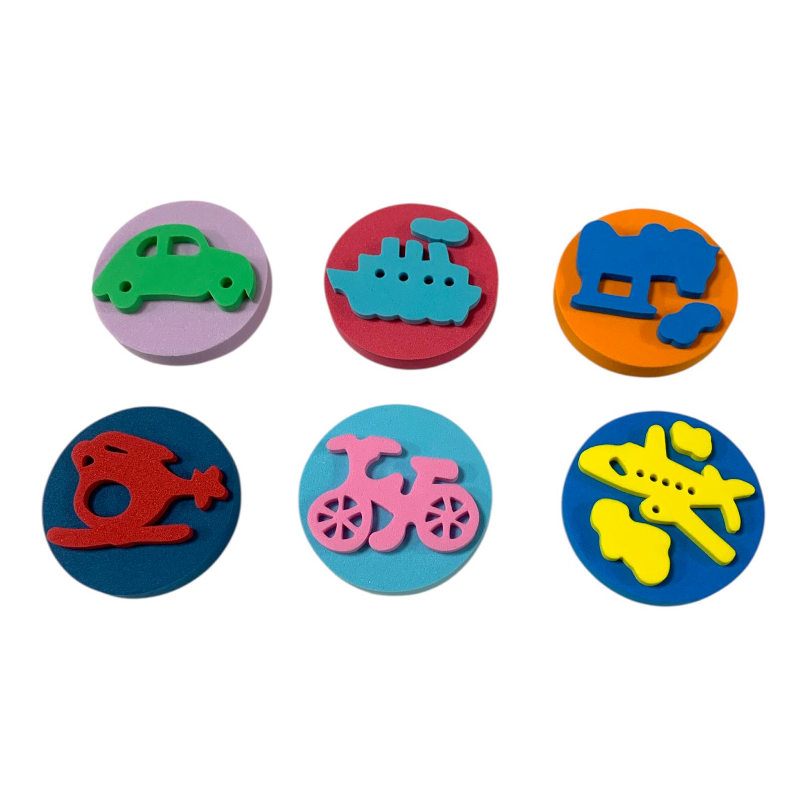 Stamper Set For Kids 6 Pcs #2 || مجموعة طباعات للاطفال 6 قطعة #2