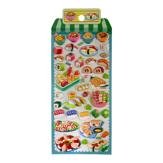 A&T Embossed Stickers Japanese Food || ستيكرات بارزة اي اند تي اكل ياباني