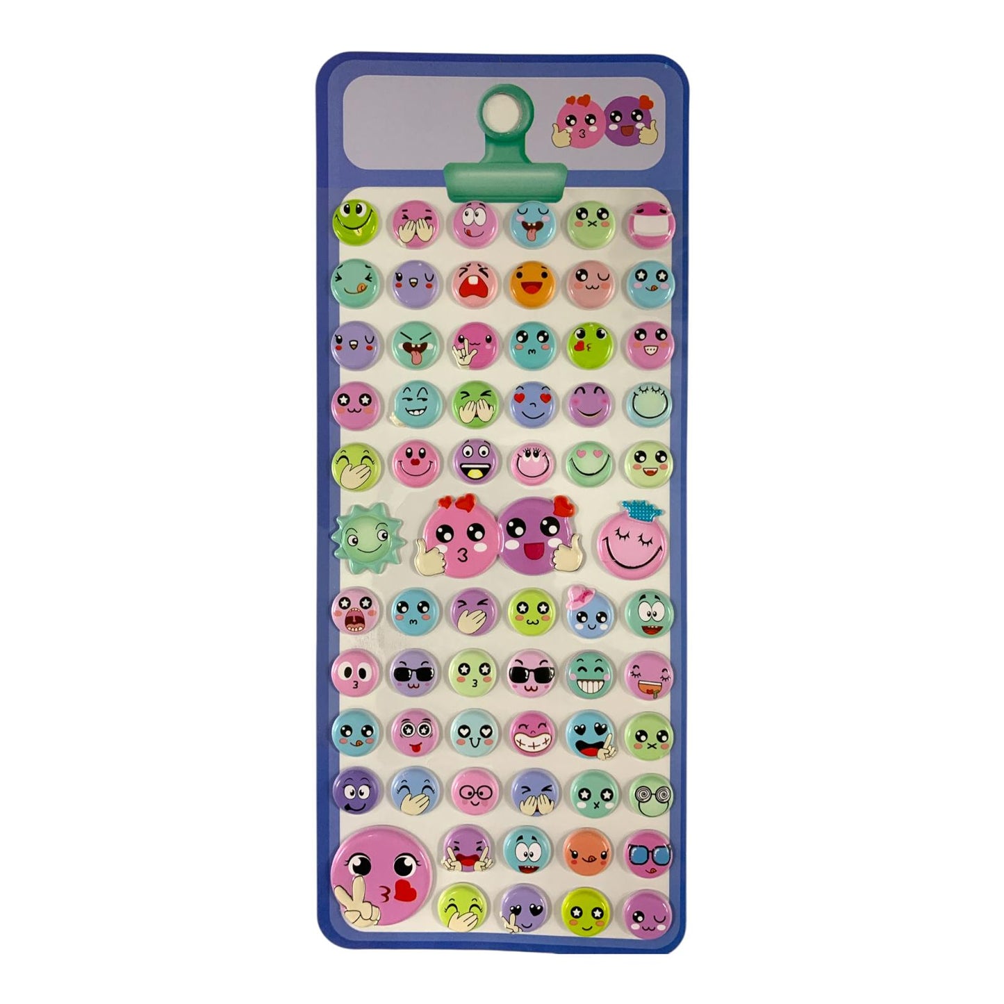 A&T Embossed Stickers Smiley Faces #1 || ستيكرات بارزة اي اند تي سمايلي #1