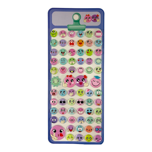 A&T Embossed Stickers Smiley Faces #1 || ستيكرات بارزة اي اند تي سمايلي #1