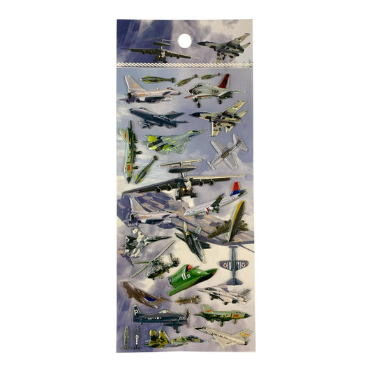 A&T Embossed Stickers Fighter Jets #1 || ستيكرات بارزة اي اند تي طائرات حربية #1