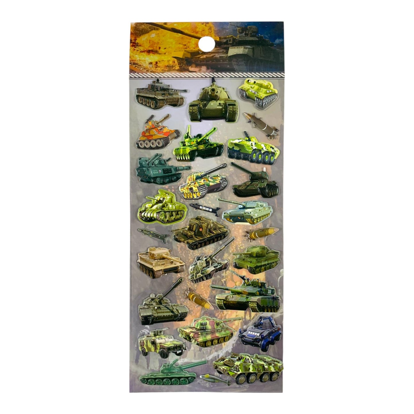 A&T Embossed Stickers Fighter Tanks #1 || ستيكرات بارزة اي اند تي طائرات دبابات #1