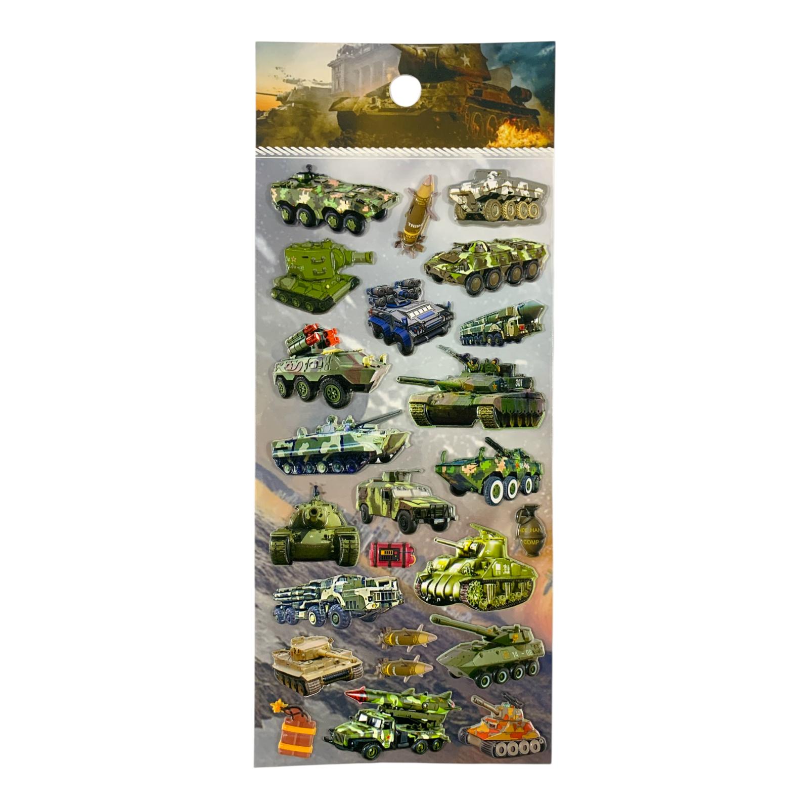 A&T Embossed Stickers Fighter Tanks #2 || ستيكرات بارزة اي اند تي طائرات دبابات #2