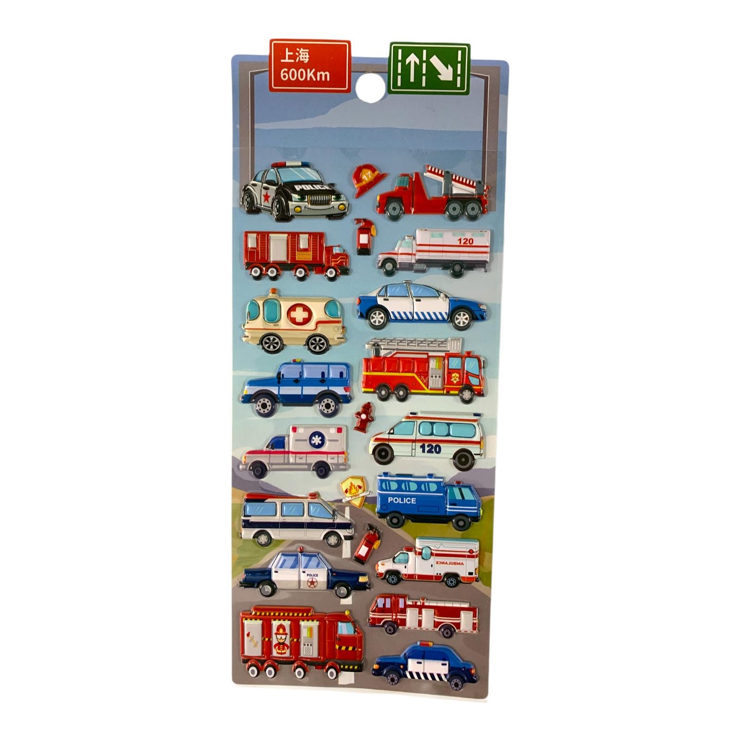 A&T Embossed Stickers Vehicles #1 || ستيكرات بارزة اي اند تي سيارات المهن #1