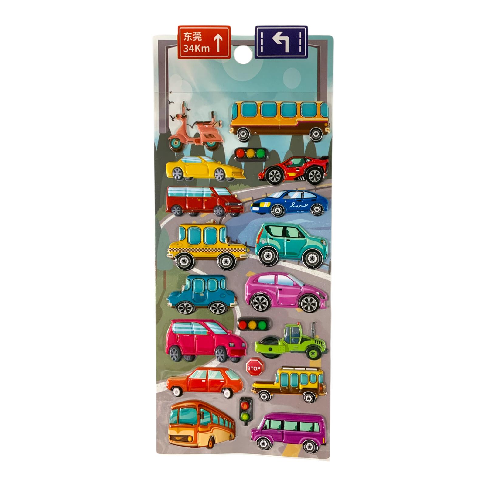 A&T Embossed Stickers Vehicles #2 || ستيكرات بارزة اي اند تي سيارات #2