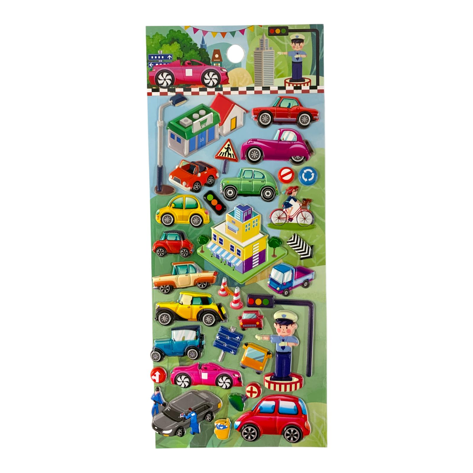A&T Embossed Stickers Vehicles #5 || ستيكرات بارزة اي اند تي سيارات #5