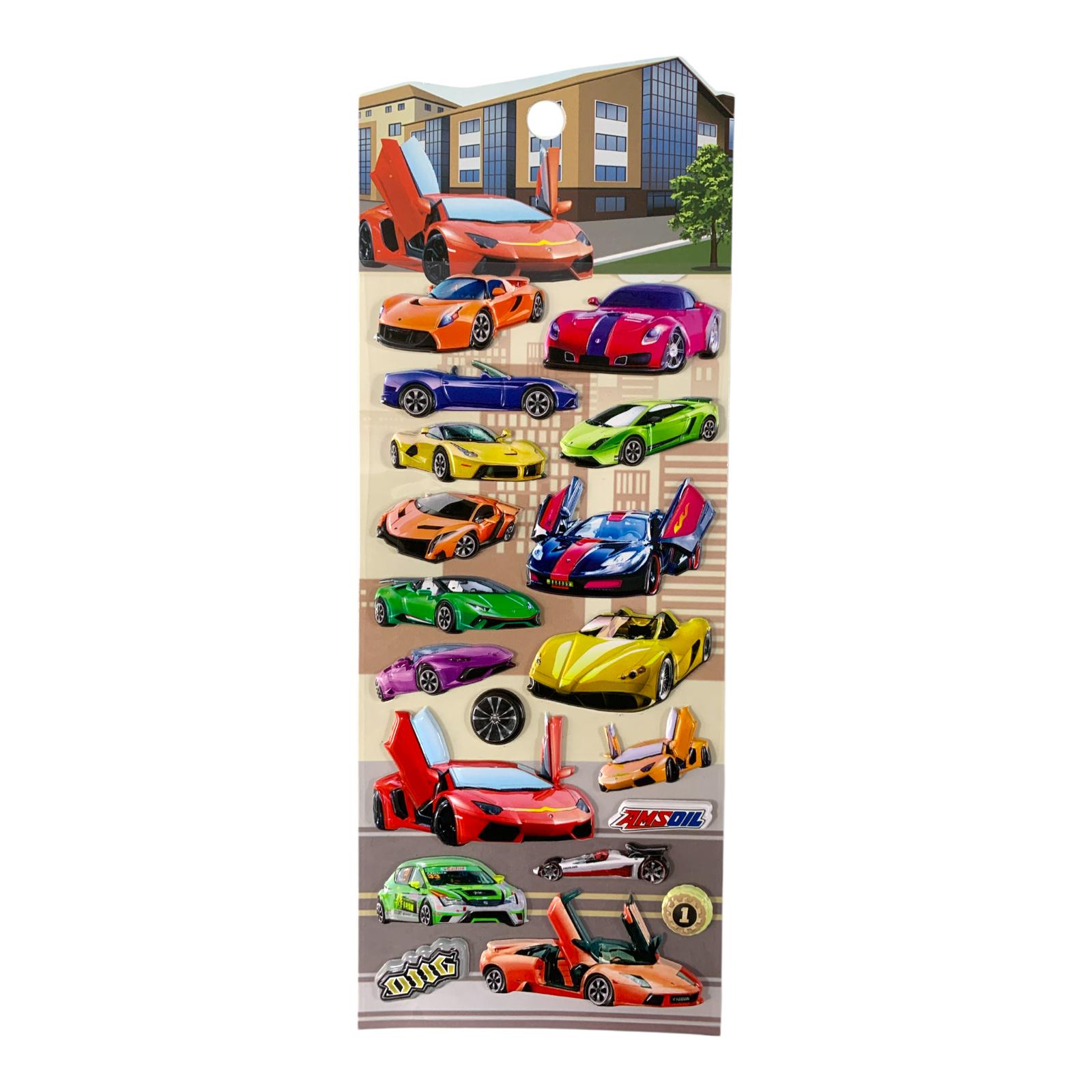 A&T Embossed Stickers Vehicles #8 || ستيكرات بارزة اي اند تي سيارات #8