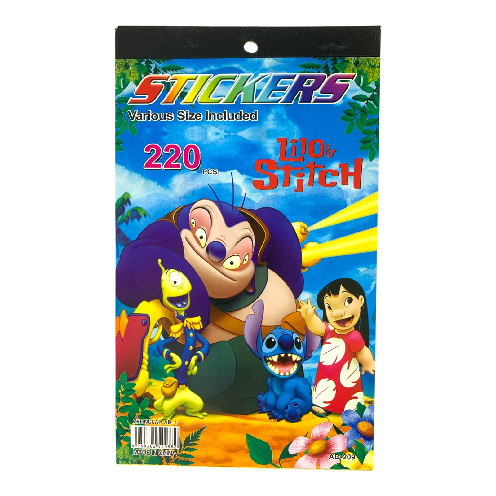 A&T Sticker Book 288 Pcs Lilo and Stitch #1 || دفتر ستيكرات اي اند تي 288 ستيكر ليلو اند ستيتش #1