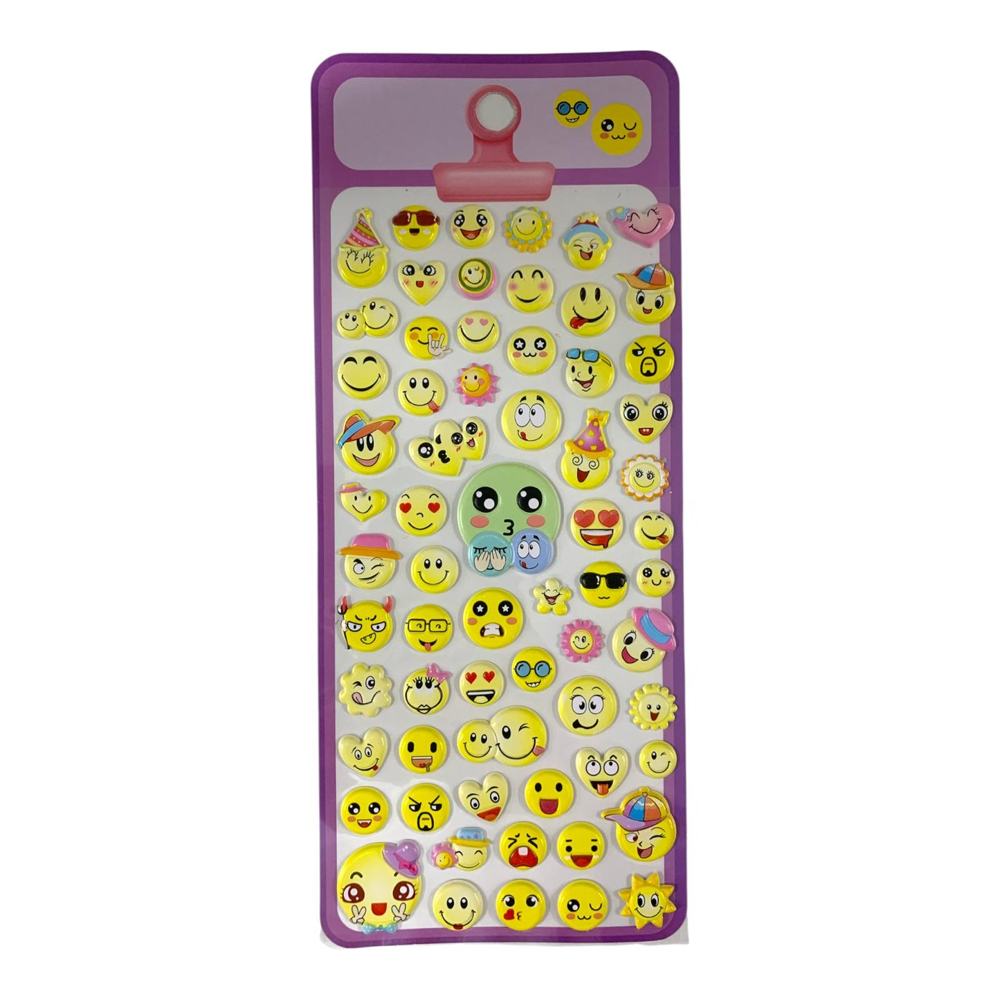 A&T Embossed Stickers Smiley Faces #2 || ستيكرات بارزة اي اند تي سمايلي #2