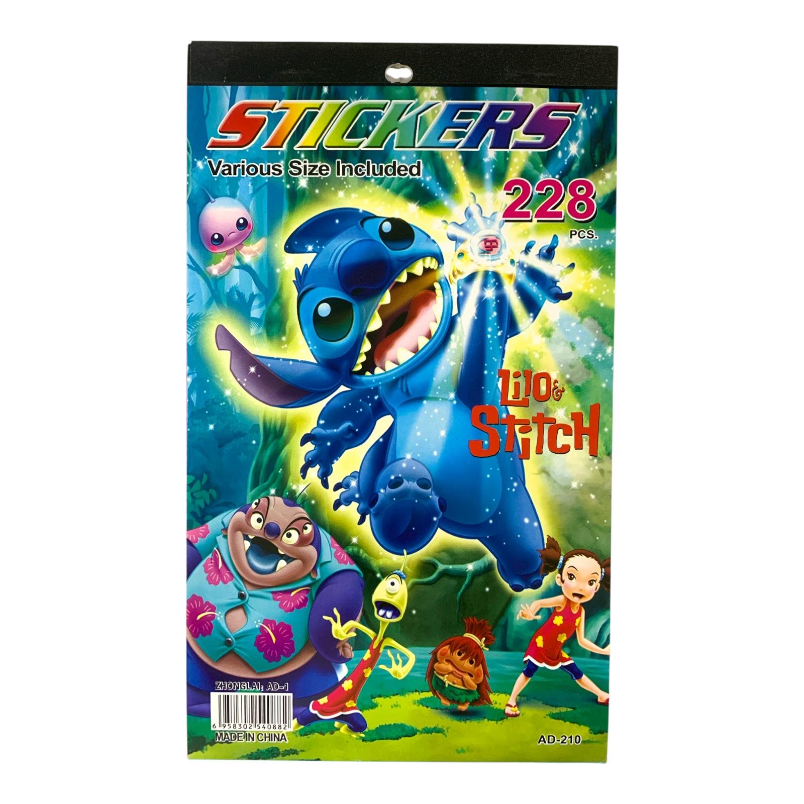 A&T Sticker Book 288 Pcs Lilo and Stitch #2 || دفتر ستيكرات اي اند تي 288 ستيكر ليلو اند ستيتش #2