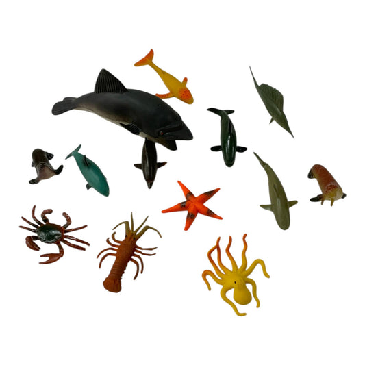 Ocean Animals Toy Set || مجسمات مجموعة الحيوانات البحرية