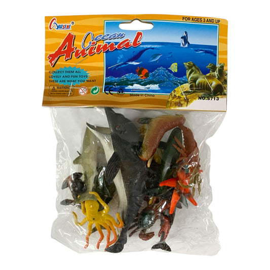 Ocean Animals Toy Set || مجسمات مجموعة الحيوانات البحرية