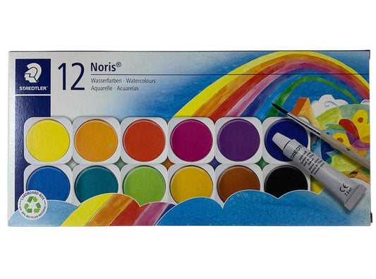 Staedtler Watercolors 12 Colors || الوان مائية ستدلر 12 لون
