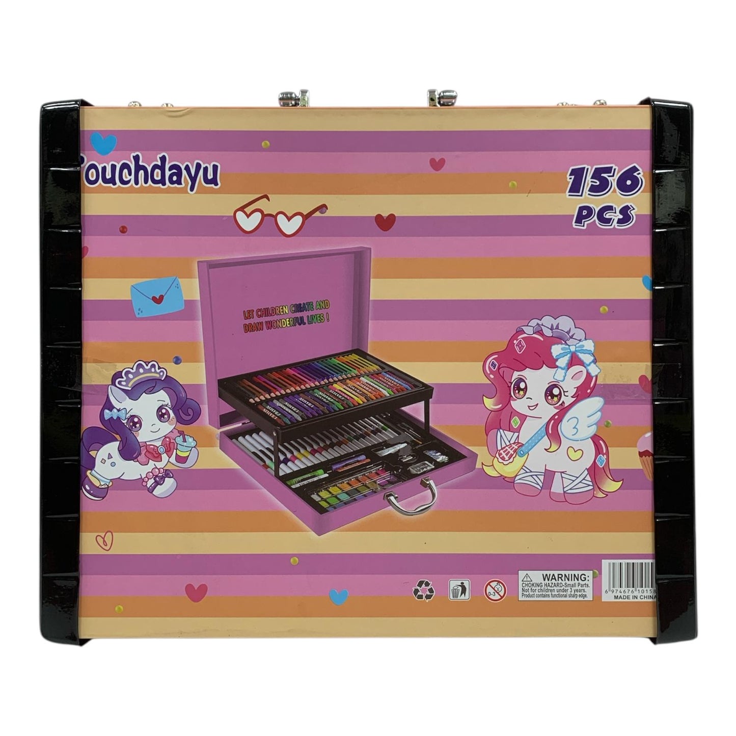 Unicorn Coloring Set 156 Pcs || مجموعة تلوين يونيكورن 156 قطعة