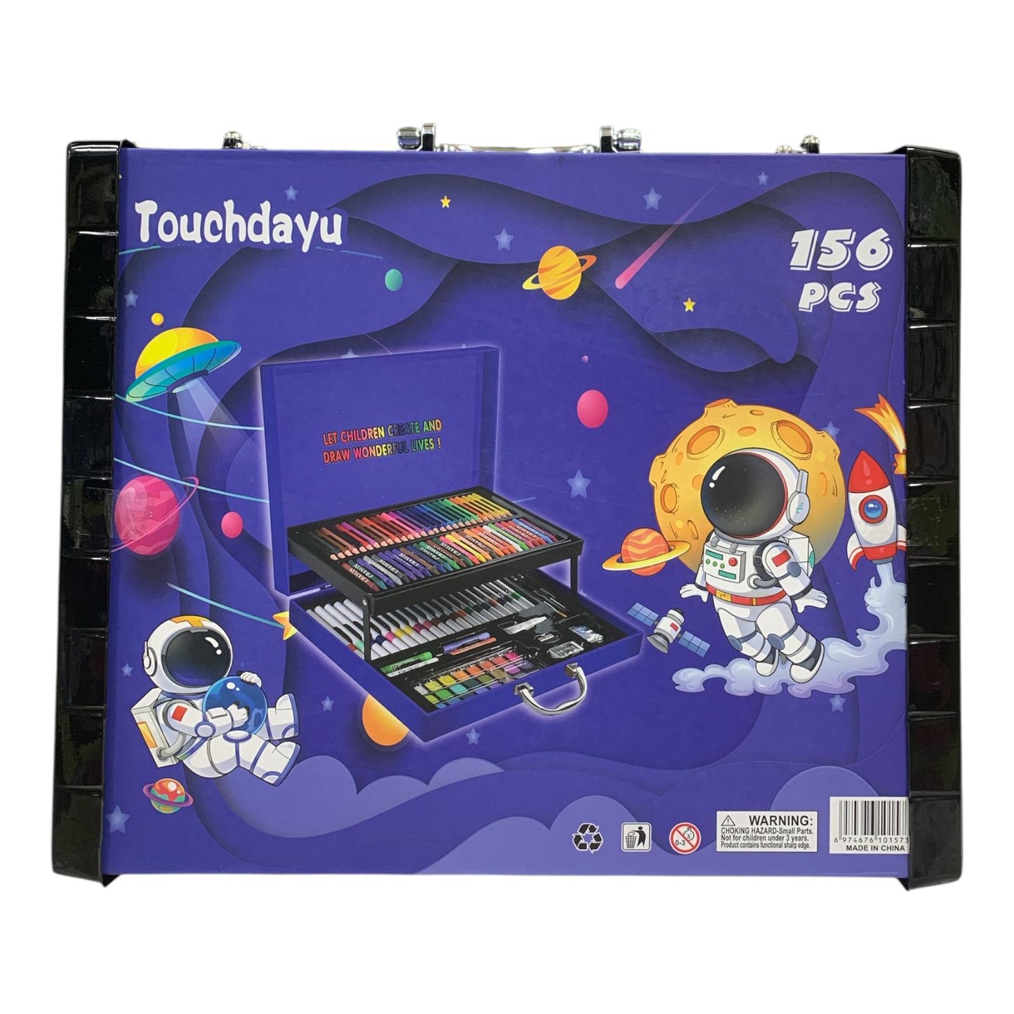 Astronaut Coloring Set 156 Pcs || مجموعة تلوين الفضائي 156 قطعة