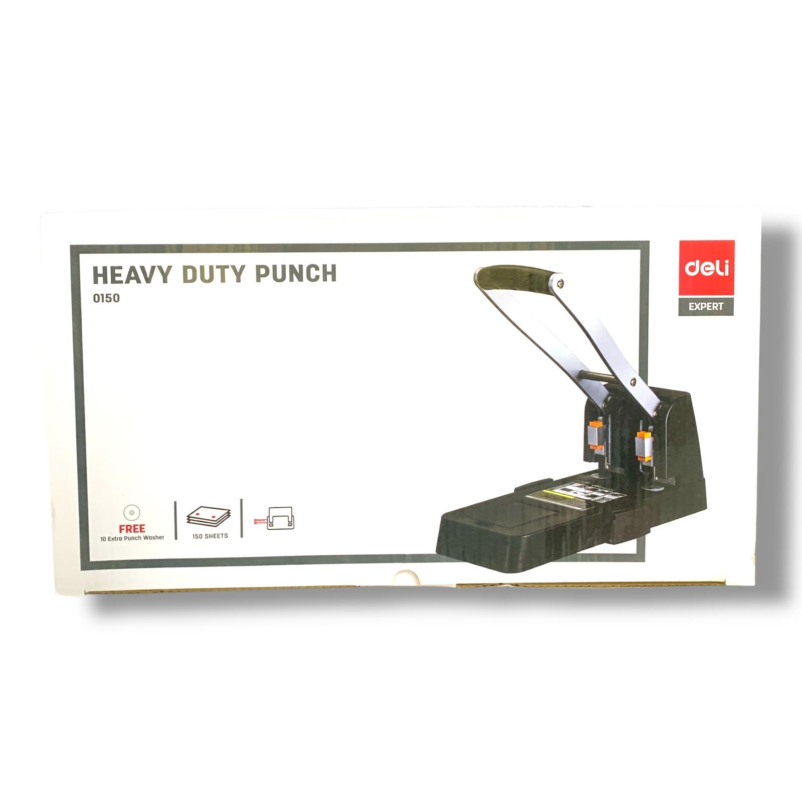 Deli Heavy Duty Punch 0150 || خرامة ديلي شديدة التحمل حتى 150 ورقة 