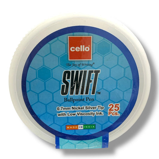 Cello Swift Value Pack 25 Pens || علبة اقلام حبر سيلو 25 قلم