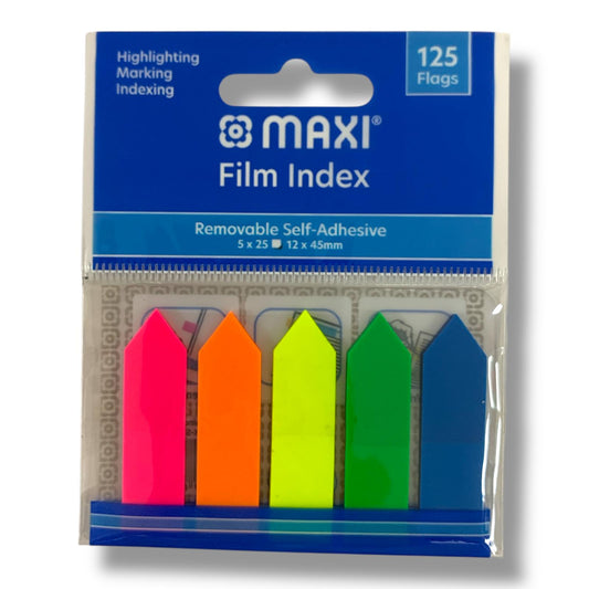 Maxi Film Index 125 Flags || علامات لاصقة ماكسي 125 علامة