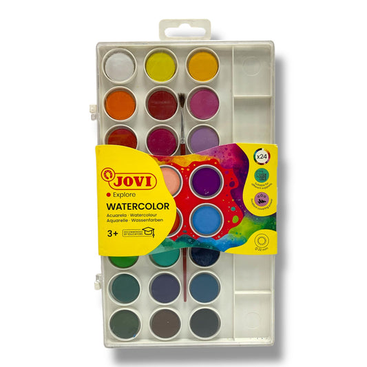 Jovi Watercolors 24 Colors || الوان مائية جوفي 24 لون 