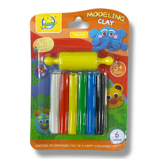 Modeling Clay 6 Colors for kids Play Dough || طين صلصال للاطفال 6 لون