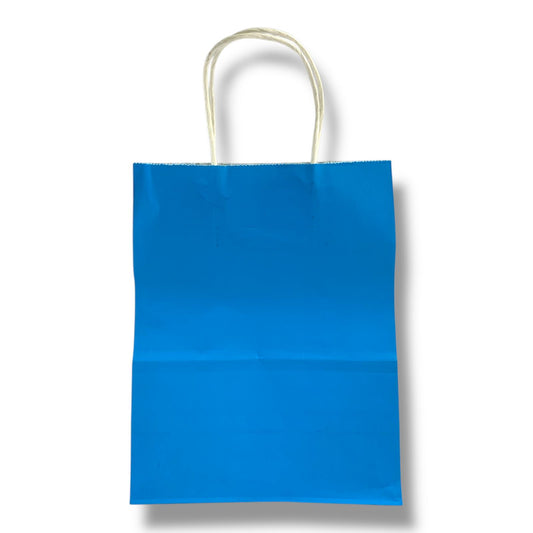 Gift Paper Bag 20 cm Blue || كيس هدايا حجم صغير 20 سم أزرق