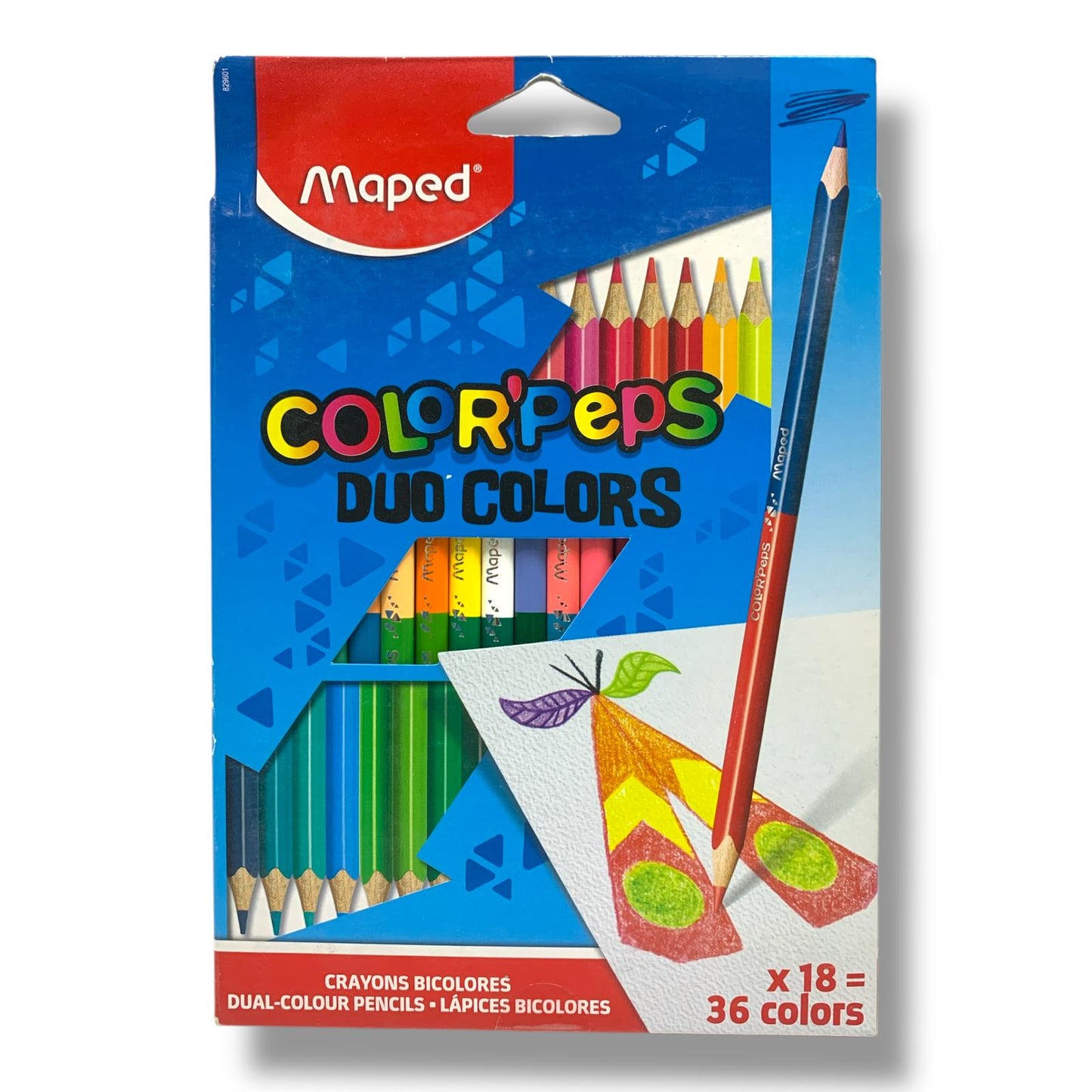 Maped Color'Peps Duo Colors dual-colour pencils 36 Colors || الوان خشبية مابد 36 لون راسين 