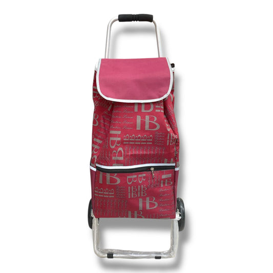 Teachers Trolley Bag Red with Chair || جنطة المدرسات ترولي لون احمر مع كرسي