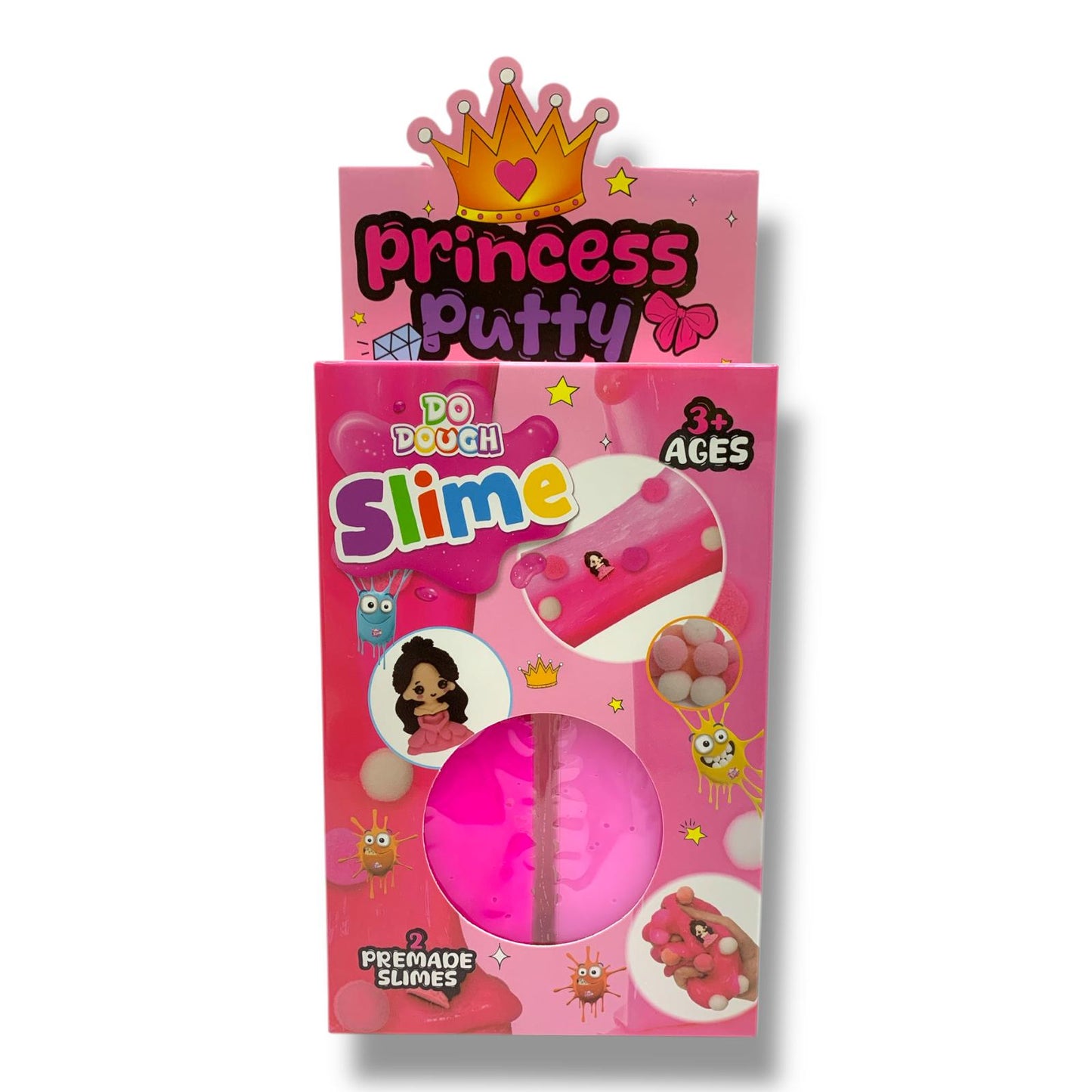 Do Dough 2 Premade Slimes Princess Putty || سلايم دو دوه 2 قطعة جاهز برنسس