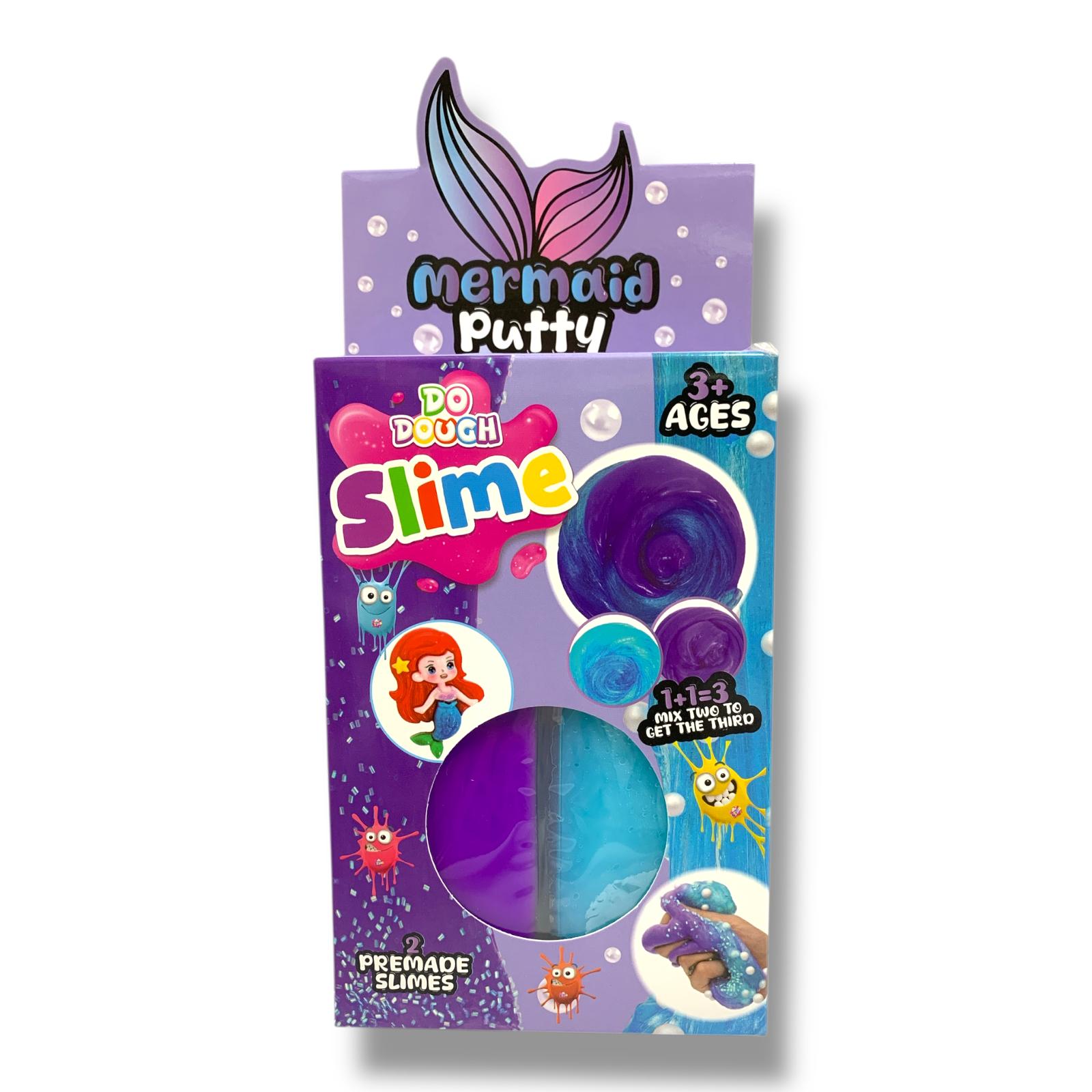 Do Dough 2 Premade Slimes Mermaid Putty || سلايم دو دوه 2 قطعة جاهز حورية البحر
