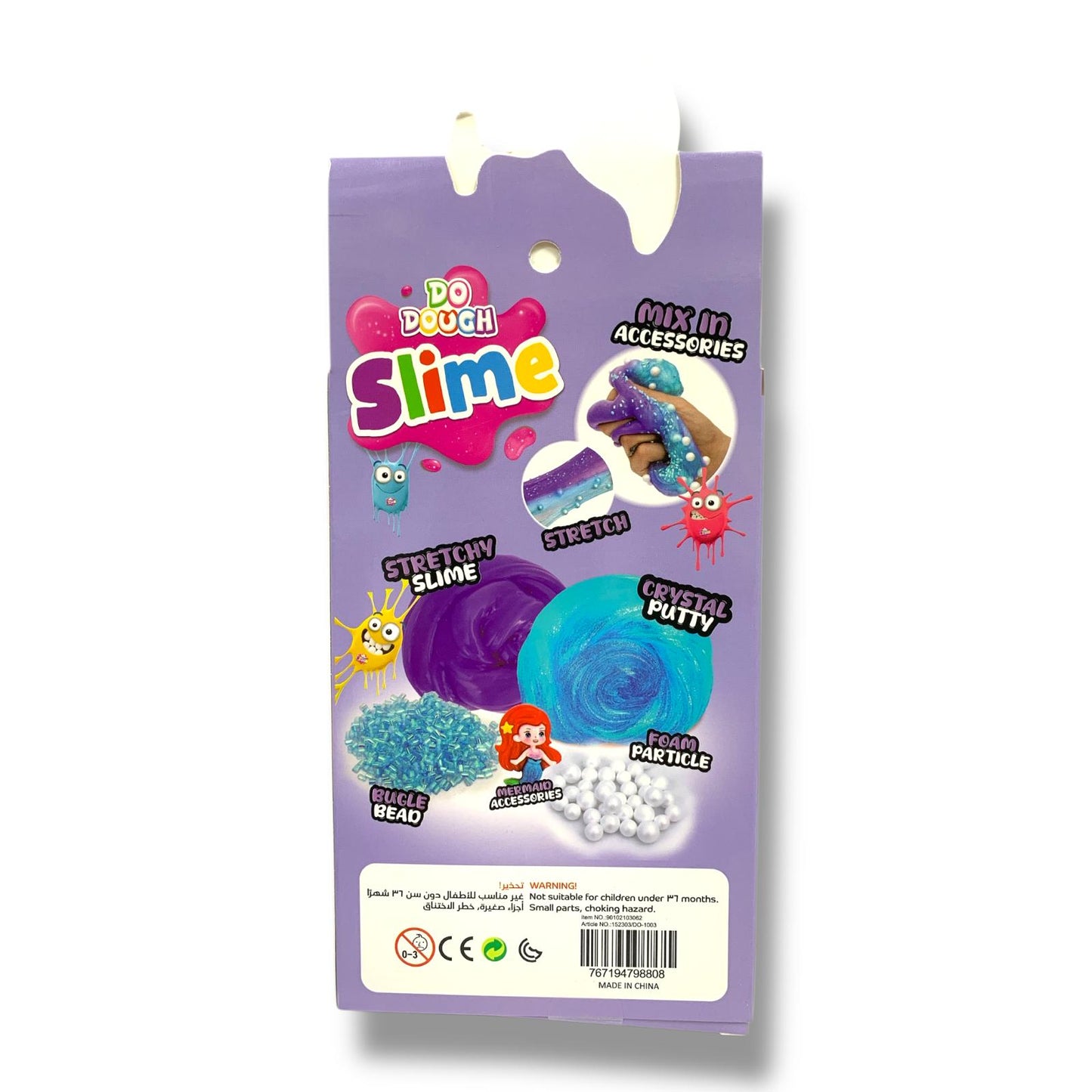 Do Dough 2 Premade Slimes Mermaid Putty || سلايم دو دوه 2 قطعة جاهز حورية البحر