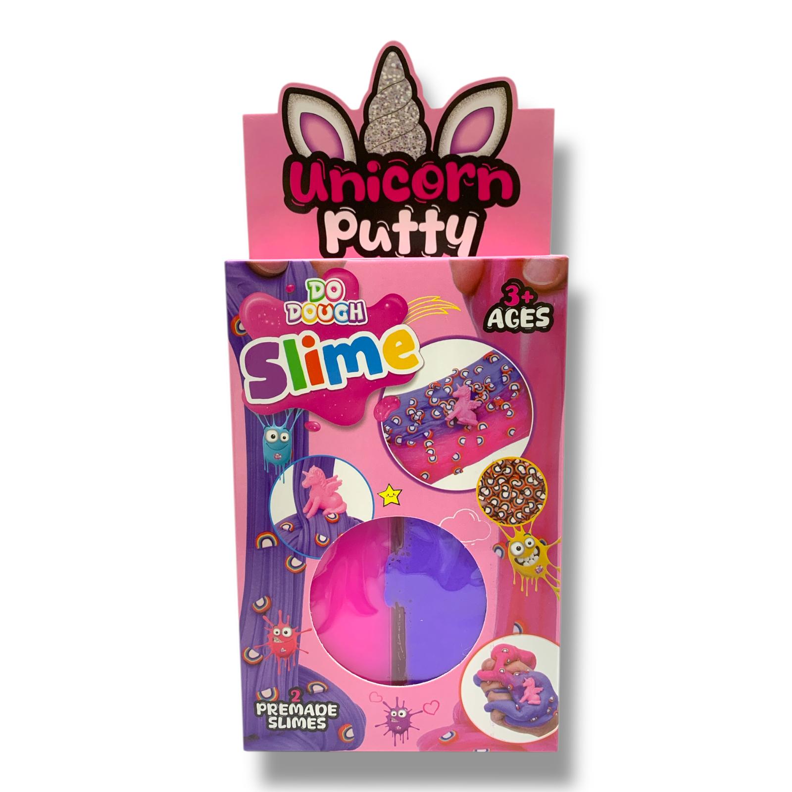 Do Dough 2 Premade Slimes Unicorn Putty || سلايم دو دوه 2 قطعة جاهز يونيكورن