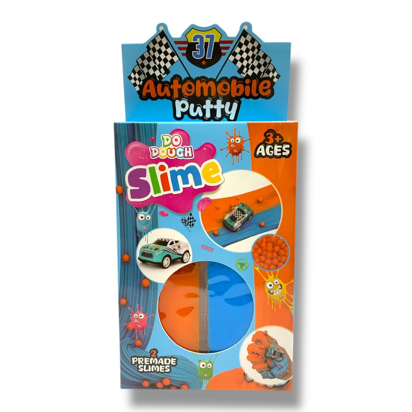 Do Dough 2 Premade Slimes Automotive Putty || سلايم دو دوه 2 قطعة جاهز سيارات