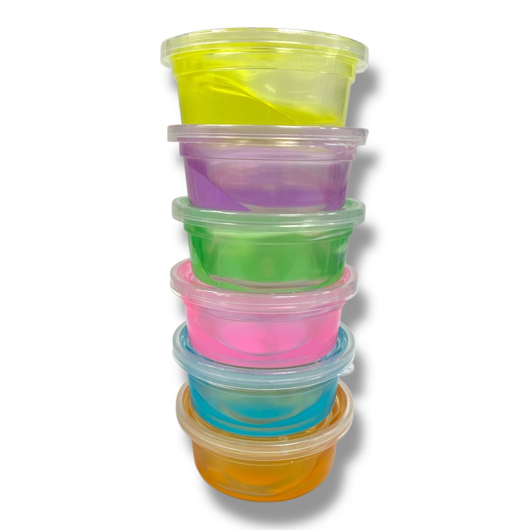 Play Set 6 Clear Slime || مجموعة لعب 6 سلايم 